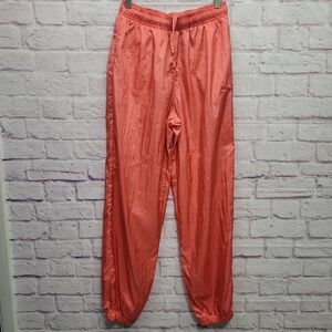 Champion Windbreaker Jogger Pants Womens S Coral Pink/Orange Running Workout Gym